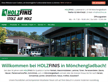 Tablet Screenshot of holzfinis.de